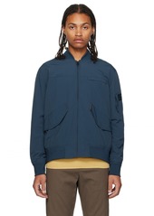PS by Paul Smith Blue Zip Bomber Jacket