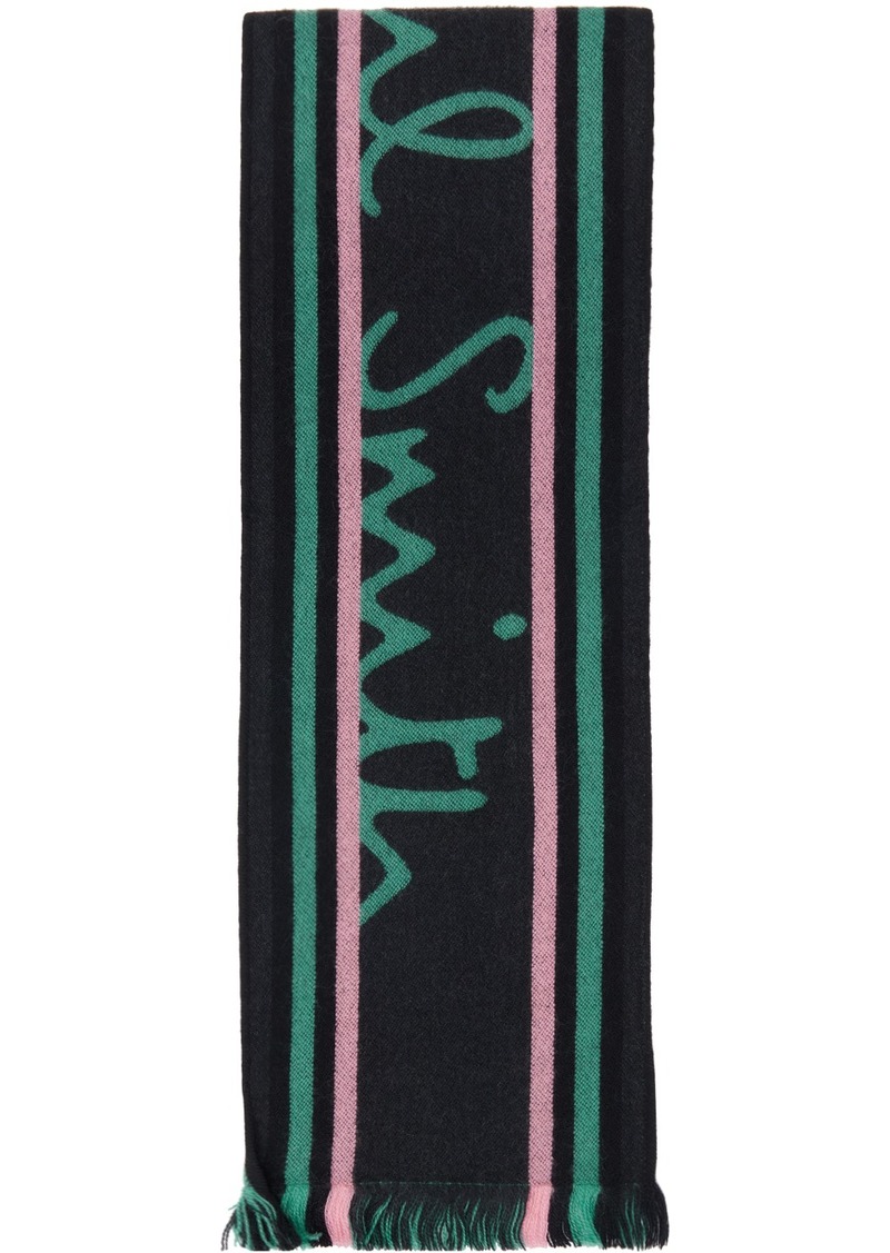 PS by Paul Smith Green 'PS' Team Scarf