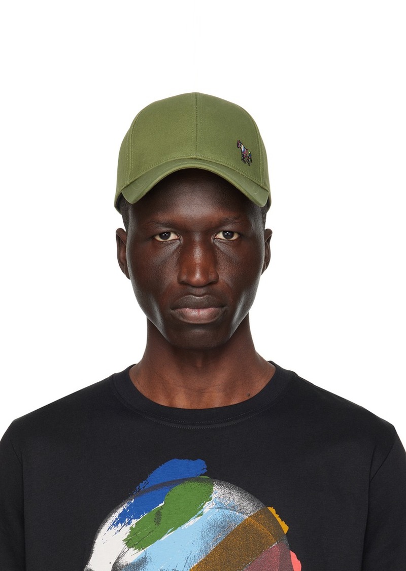 PS by Paul Smith Green Zebra Logo Baseball Cap