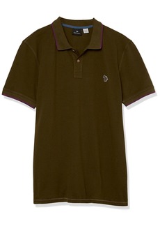 PS by Paul Smith Mens REG FIT Polo Zeb Badge