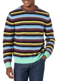 PS by Paul Smith Men's Stripe Crew Neck Sweater