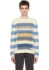 PS by Paul Smith Off-White Stripe Sweater