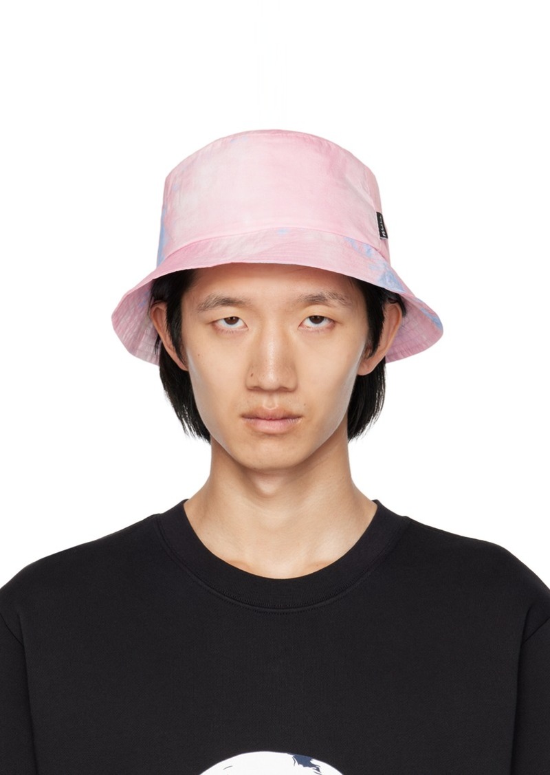 PS by Paul Smith Pink & Blue Tie-Dye Bucket Hat