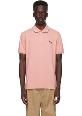 PS by Paul Smith Pink Broad Stripe Zebra Polo