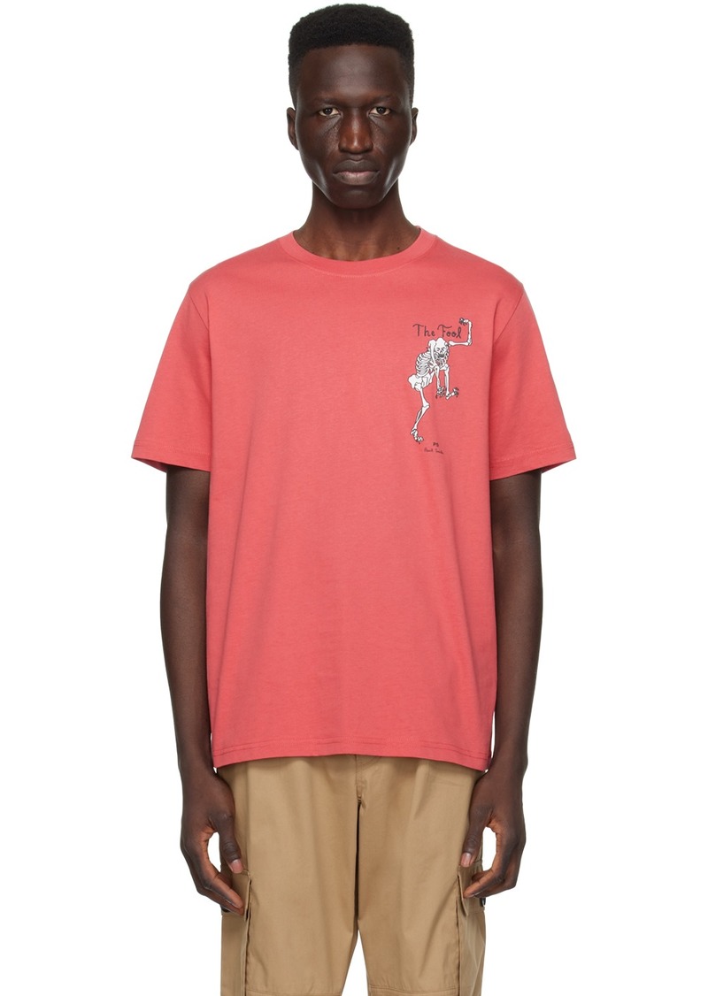 PS by Paul Smith Red 'The Fool' T-Shirt