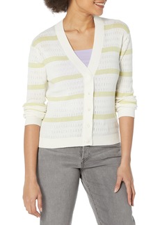 PS by Paul Smith Womens Knitted Cardigan Button Thru Off White