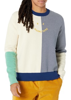 PS by Paul Smith Womens Knitted Pullover Crew Neck Happy
