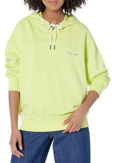 PS by Paul Smith WOMENS LS HOODIE PS HAPPY PEA GREEN