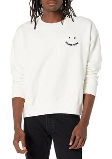 PS by Paul Smith WOMENS SWEATSHIRT PS HAPPY Off White