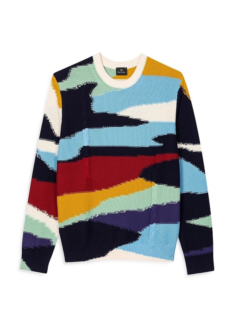 Ps Paul Smith Abstract Crewneck Sweater