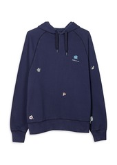 Ps Paul Smith Floral Embroidered Hoodie