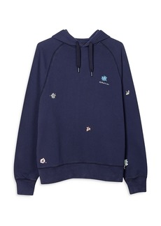Ps Paul Smith Floral Embroidered Hoodie