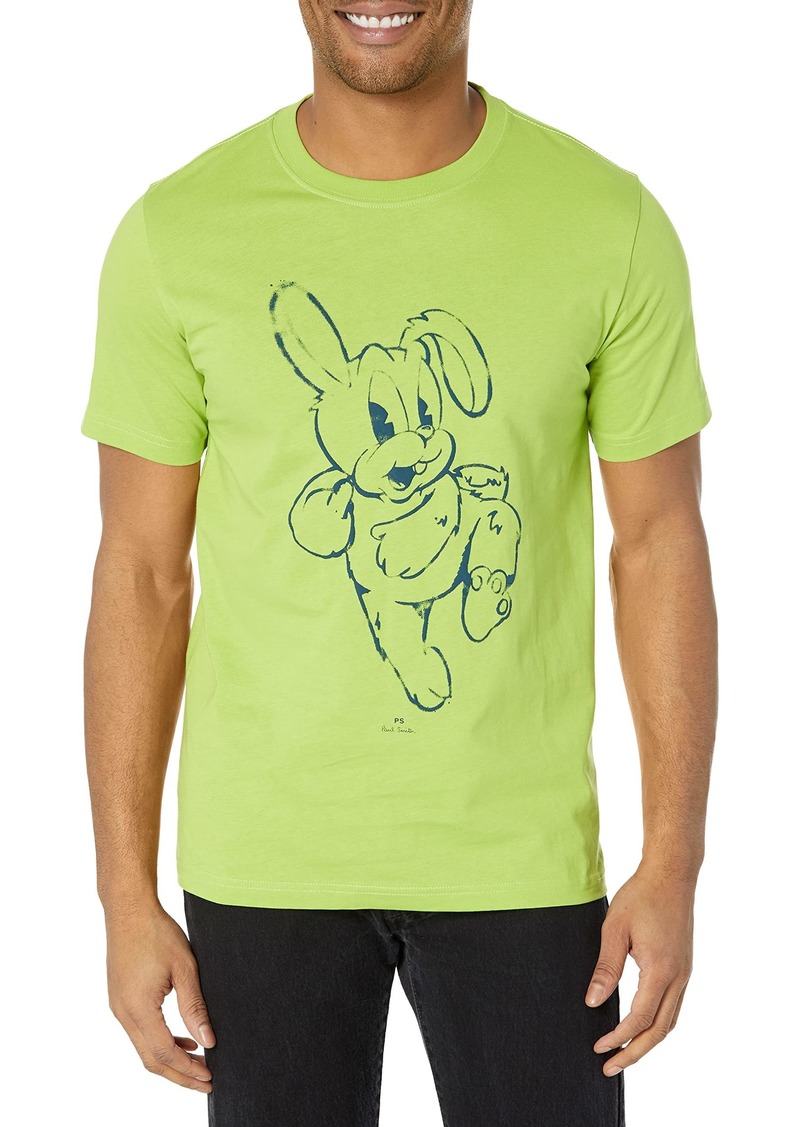 PS Paul Smith Mens REG FIT T-Shirt Rabbit