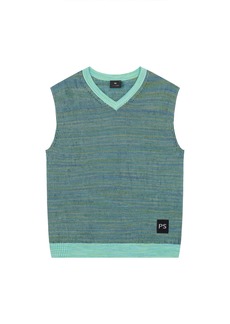 PS Paul Smith Men's Ribbed Sweater Vest