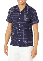 PS Paul Smith Men's Short Sleeve Casual Fit Shirt
