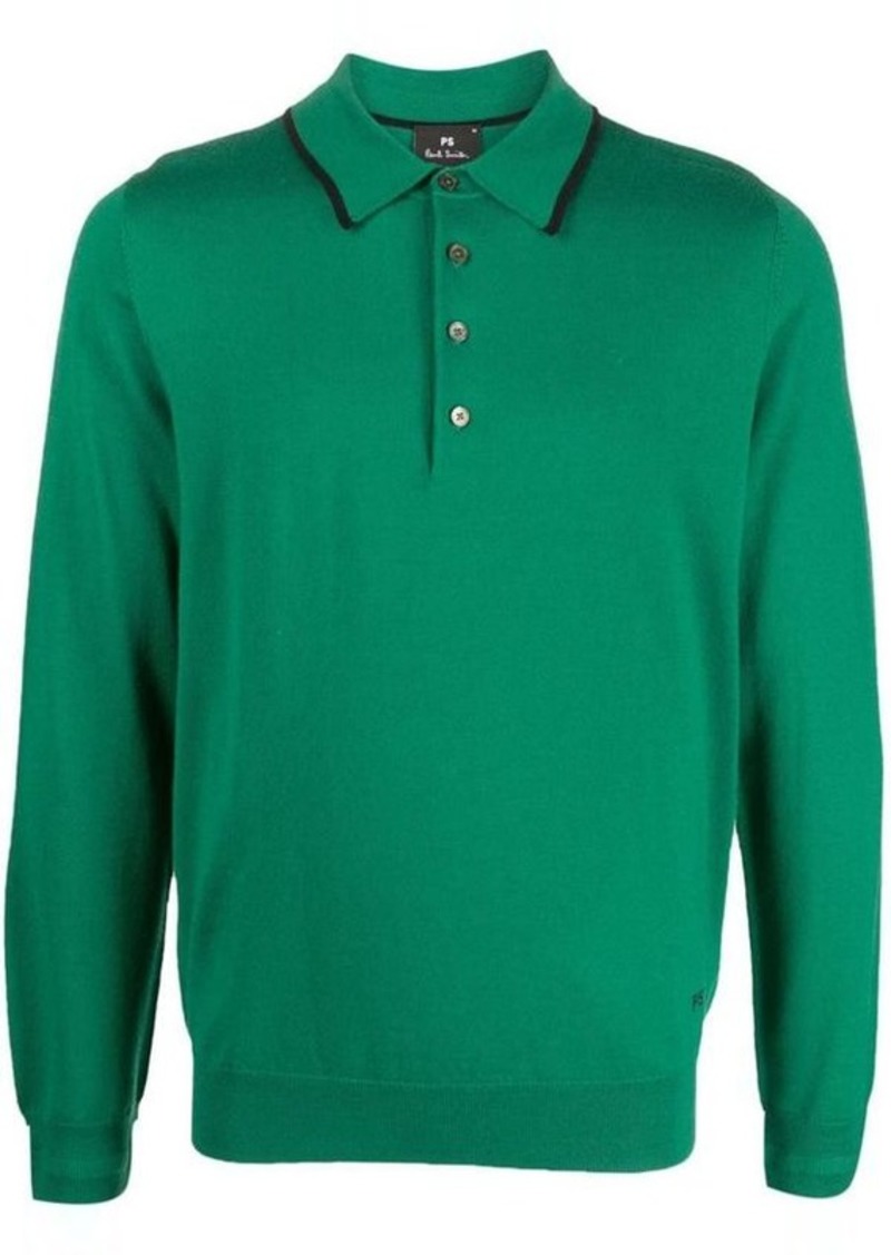 PS PAUL SMITH MENS SWEATER LONG SLEEVES POLO CLOTHING