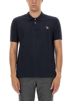 PS PAUL SMITH POLO WITH LOGO PATCH
