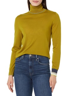 PS PAUL SMITH Women's Contrast Cuff Turtle Neck