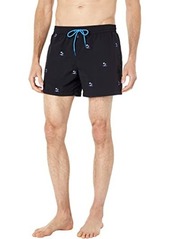 Paul Smith Shorts Palm Tree Embroidered