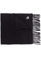 Paul Smith signature-zebra fringed scarf