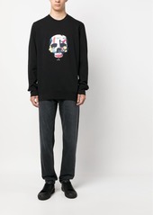 Paul Smith skull-print organic-cotton sweatshirt