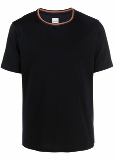 Paul Smith stripe-trim organic cotton T-shirt