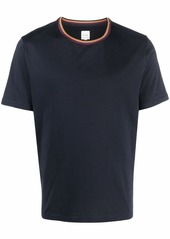 Paul Smith stripe-trim organic cotton T-shirt