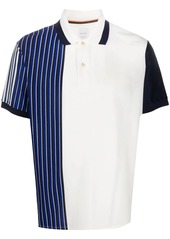 Paul Smith striped colour-block polo shirt