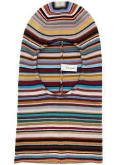 Paul Smith striped knitted balaclava