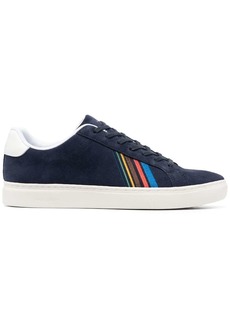 Paul Smith striped lace-up suede sneakers