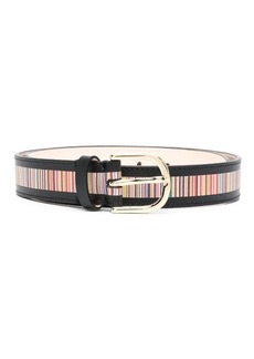Paul Smith striped leather belt