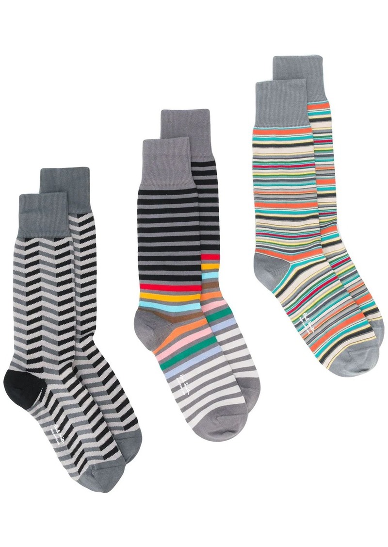 striped sock pack