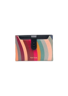 Paul Smith swirl-print card case