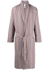 Paul Smith vertical stripe belted robe