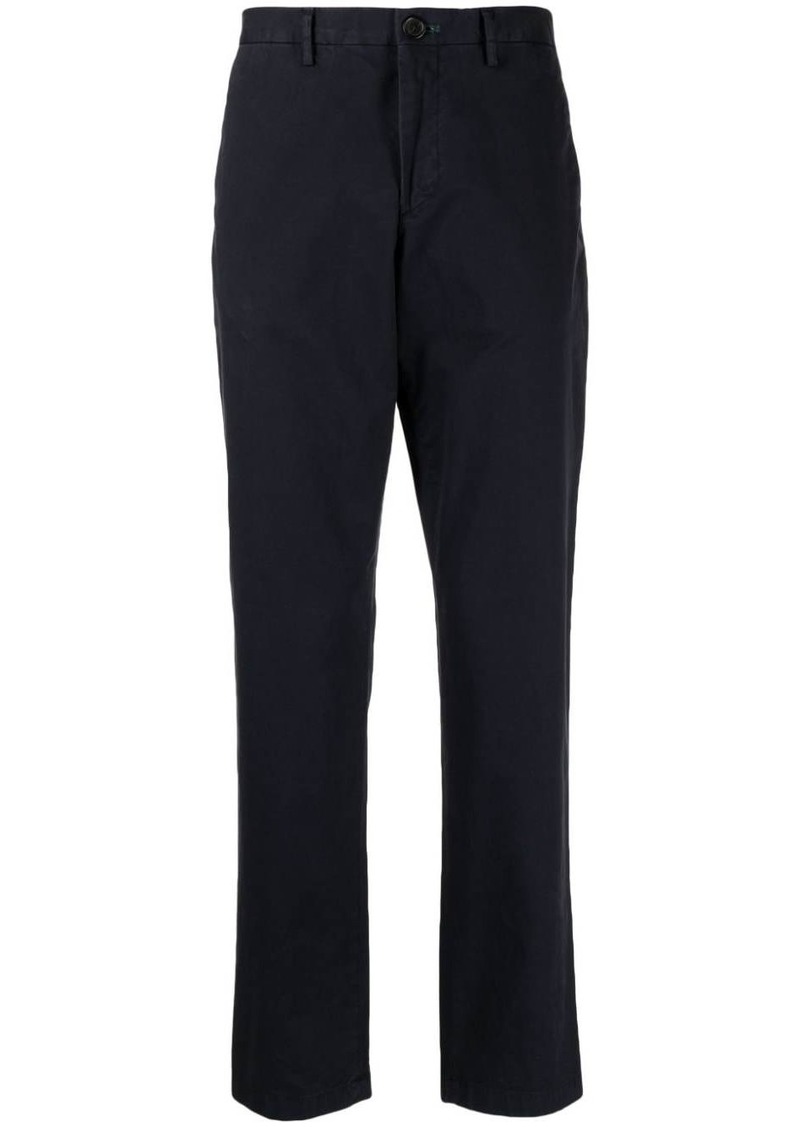 Paul Smith zebra-embroidered straight-leg trousers