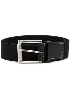 Paul Smith Zebra-motif leather-trim belt