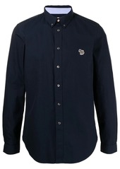 Paul Smith zebra patch cotton shirt