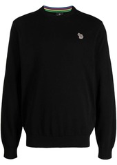 Paul Smith zebra-patch crew-neck jumper