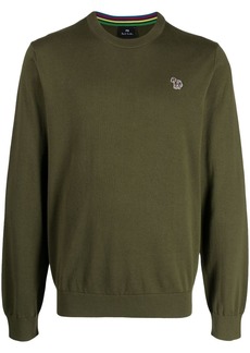 Paul Smith zebra-patch crew-neck jumper