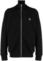 Paul Smith zebra-patch zip-fastening sweatshirt