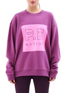 P.E Nation P. E Nation Cut Shot Oversize Organic Cotton Sweatshirt