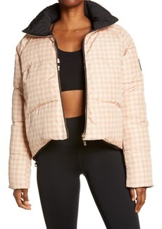 P.E Nation Extra Time Recycled Polyester Reversible Puffer Jacket in Sirocco at Nordstrom