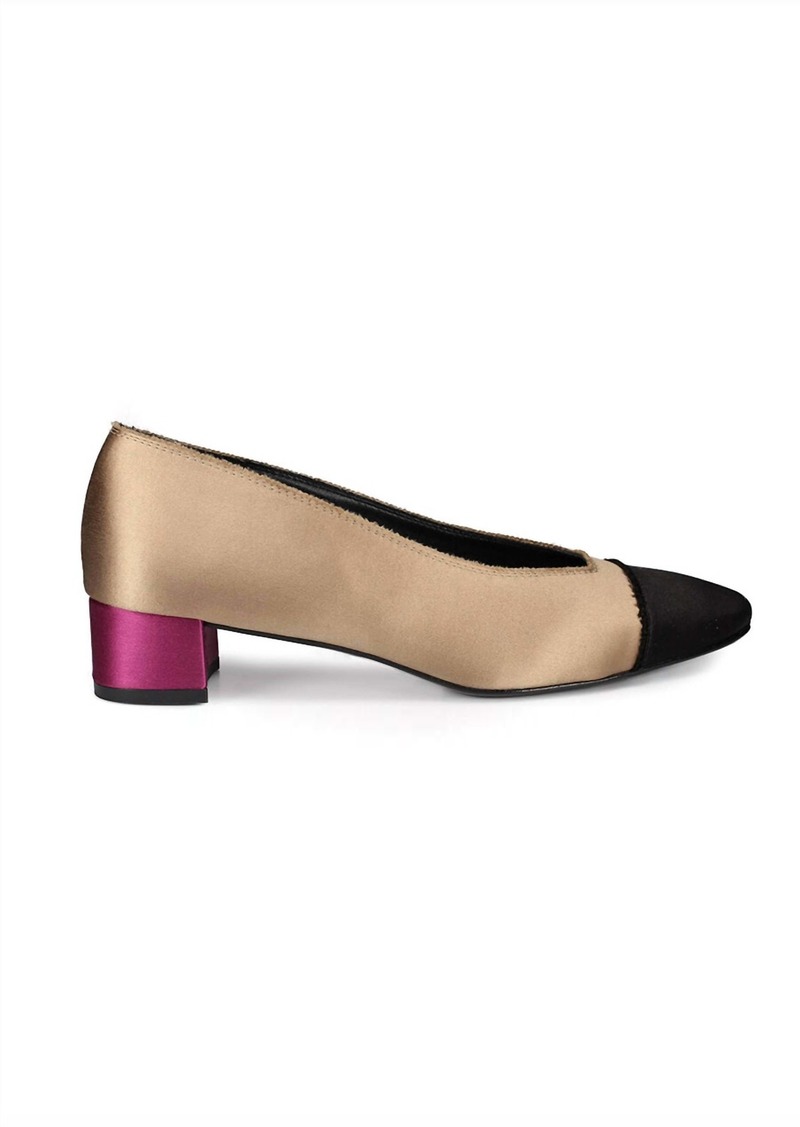 Pedro Garcia Women's Eladia Heel In Brulee Satin