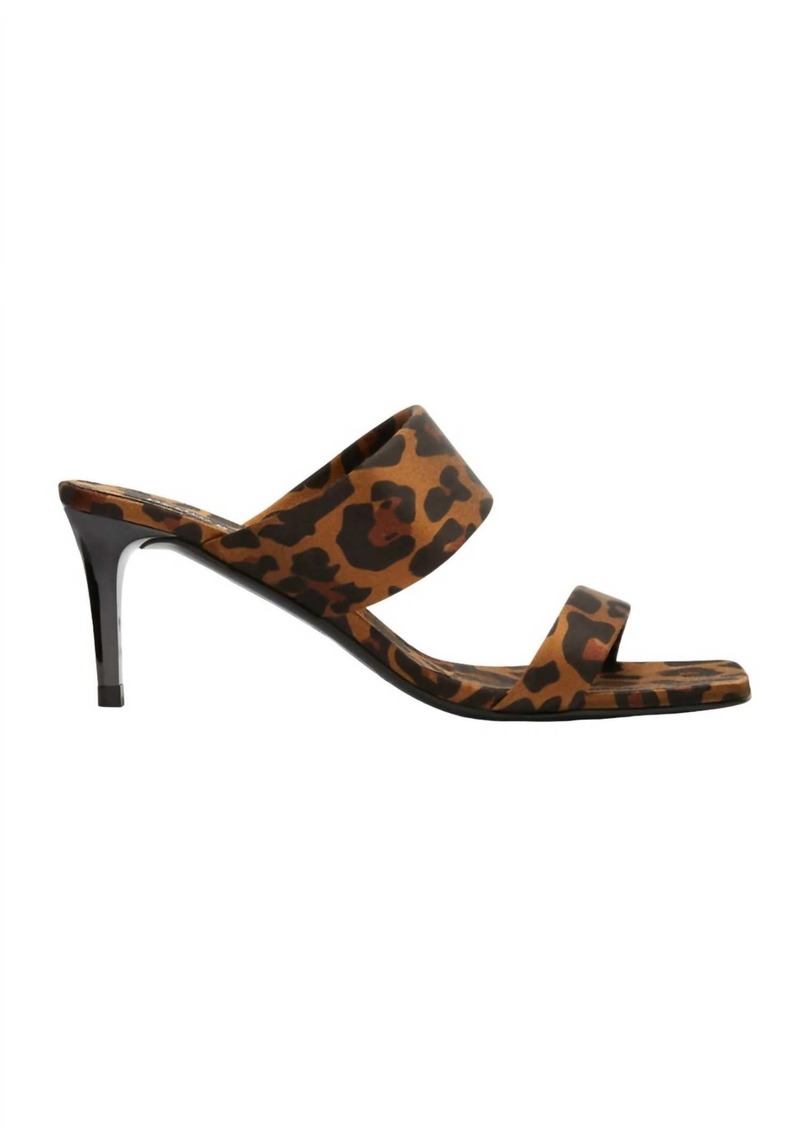 Pedro Garcia Women's Italica Heel In Leopard Satin