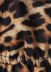 Peixoto Fifi Leopard Print Triangle Bikini Top