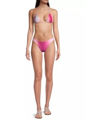 Peixoto Fifi Sparkling Triangle Bikini Top