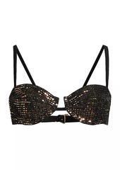 Peixoto Lara Embellished Bikini Top