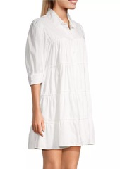 Peixoto Lola Striped Cotton Shirtdress