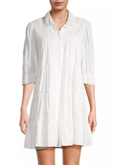 Peixoto Lola Striped Cotton Shirtdress