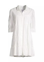 Peixoto Lola Striped Cotton Shirtdress